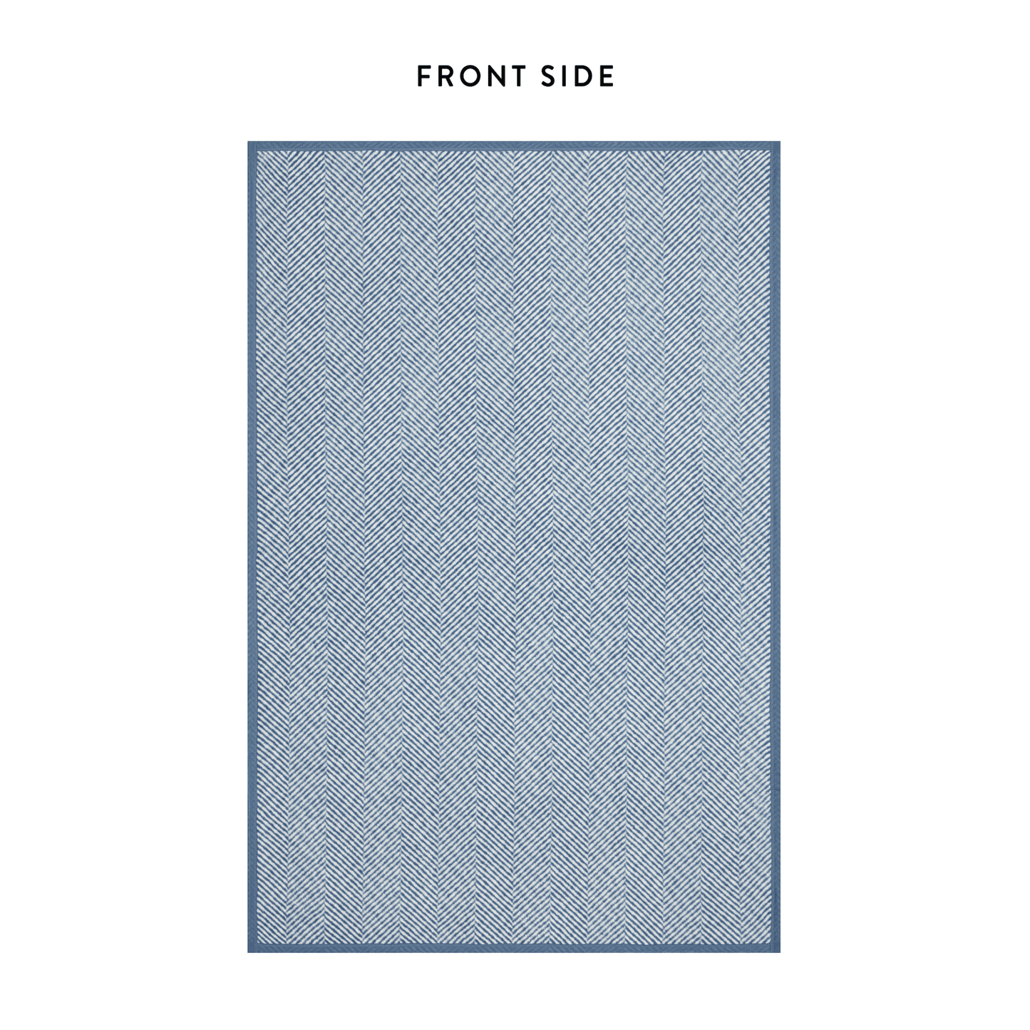 Harborview Herringbone Cornflower Dog Blanket